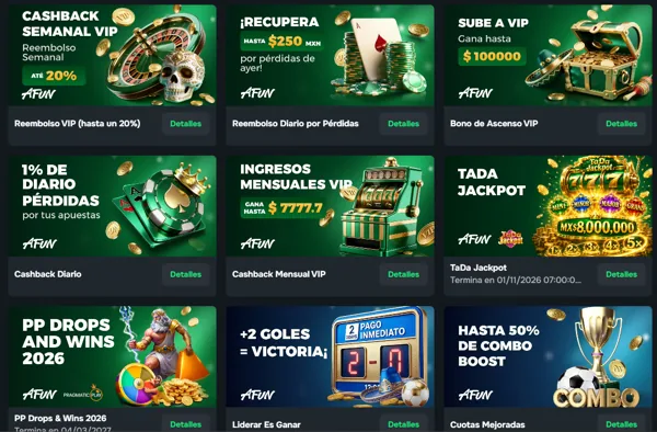 Catálogo de promociones Catálogo de promociones